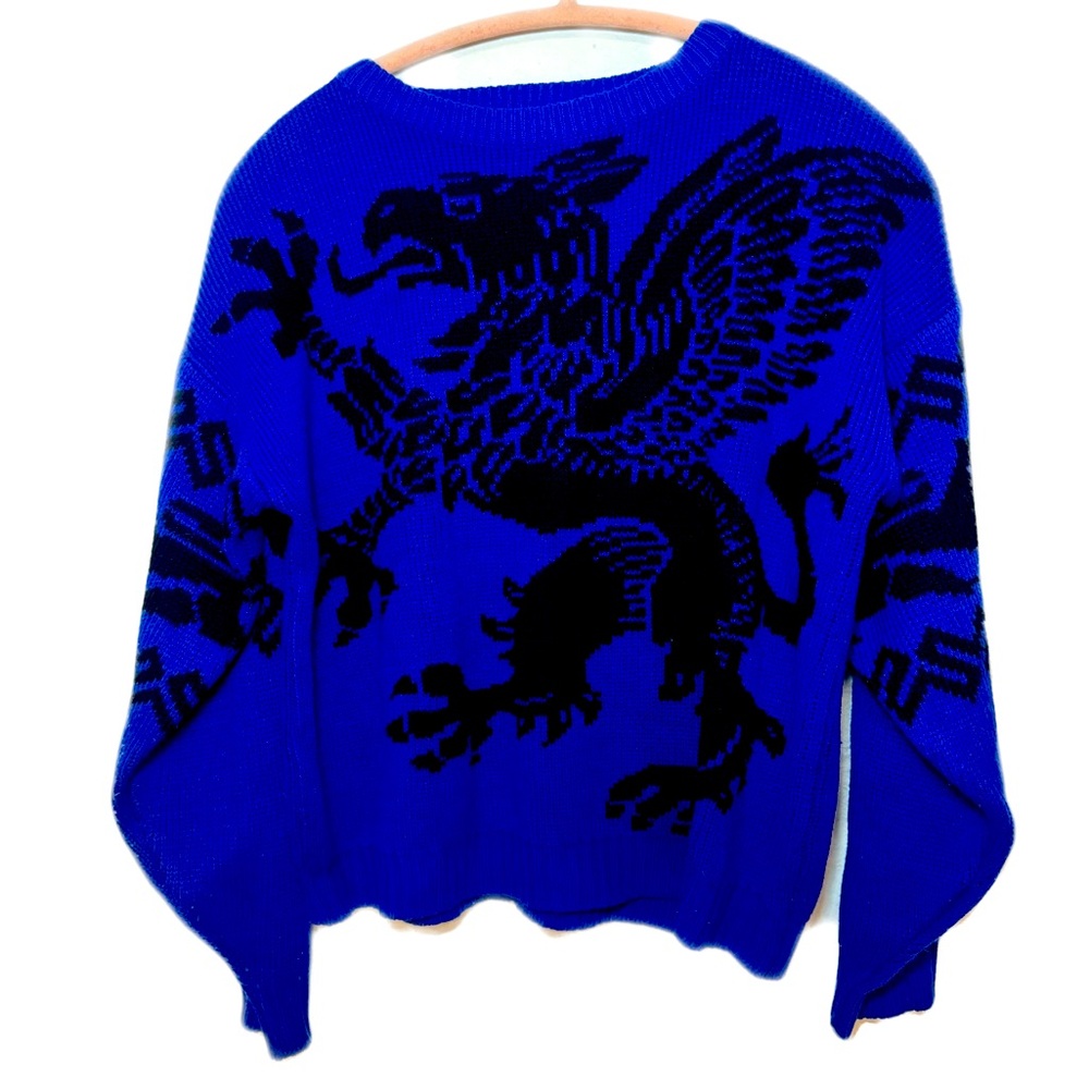 VINTAGE PAOLA FERRE DRAGON SWEATER